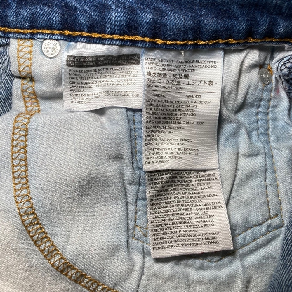 Levi's 550 Relaxed Fit Men's Jeans 40x32 Blue Tapered Denim Red Tab - Picture 7 of 9